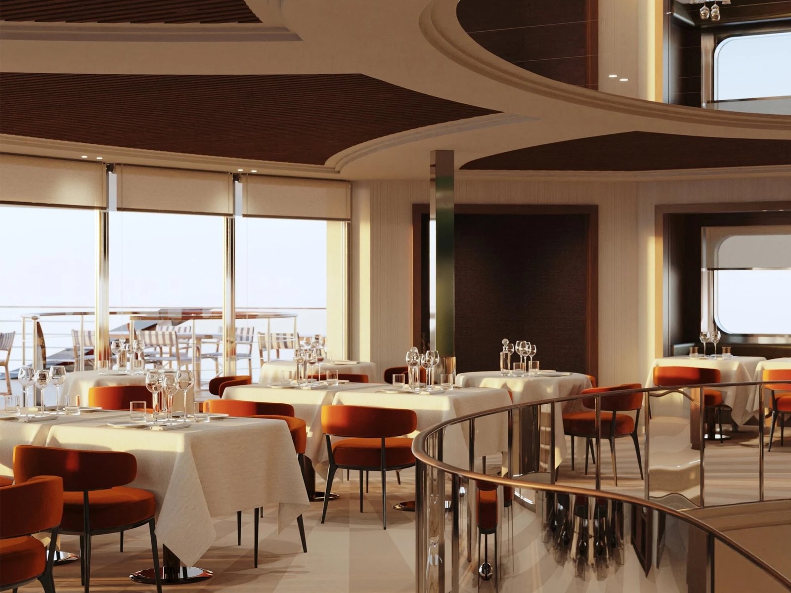 Orient Express dining terrace