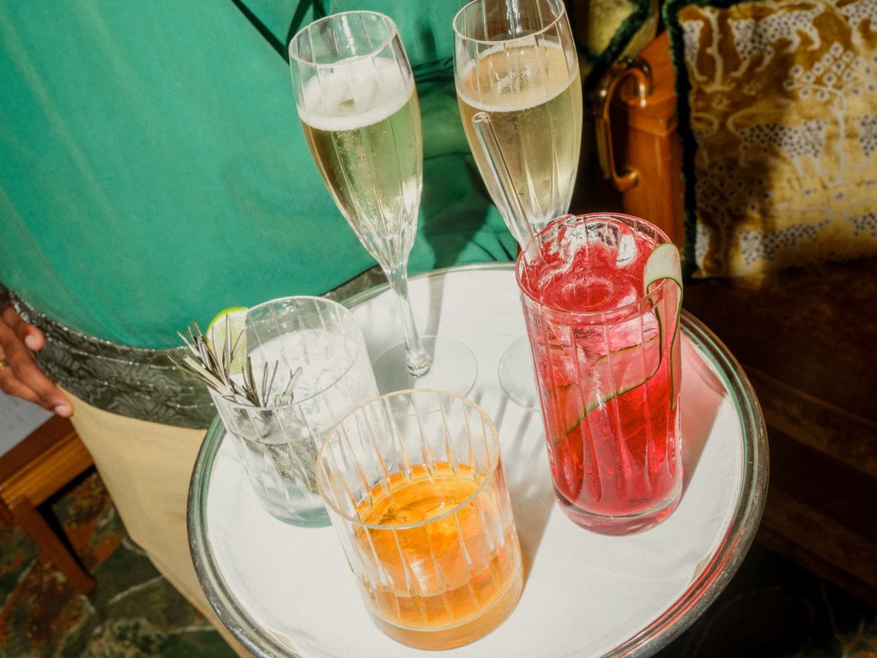 Eastern & Oriental Express Piano Bar atmosphere